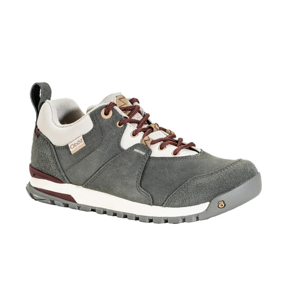 Oboz® Women's 10 M Emma™ Low Suede Trail Shoes in Nimbus Grey - $155
